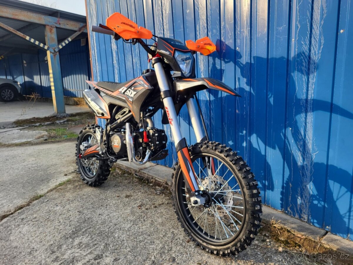 Pitbike ASIX XB-48 125ccm 17"/14" E-START + světlo - 4