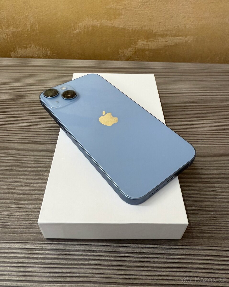 Apple iPhone 14 128GB modrá, 100% baterie - 4
