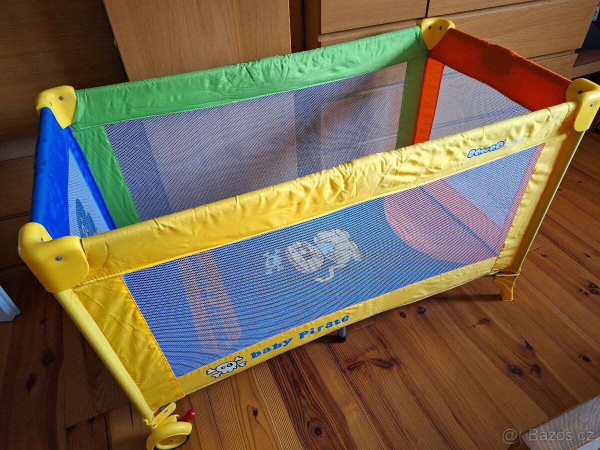 Dětská cestovní postýlka, rozkládací - 4