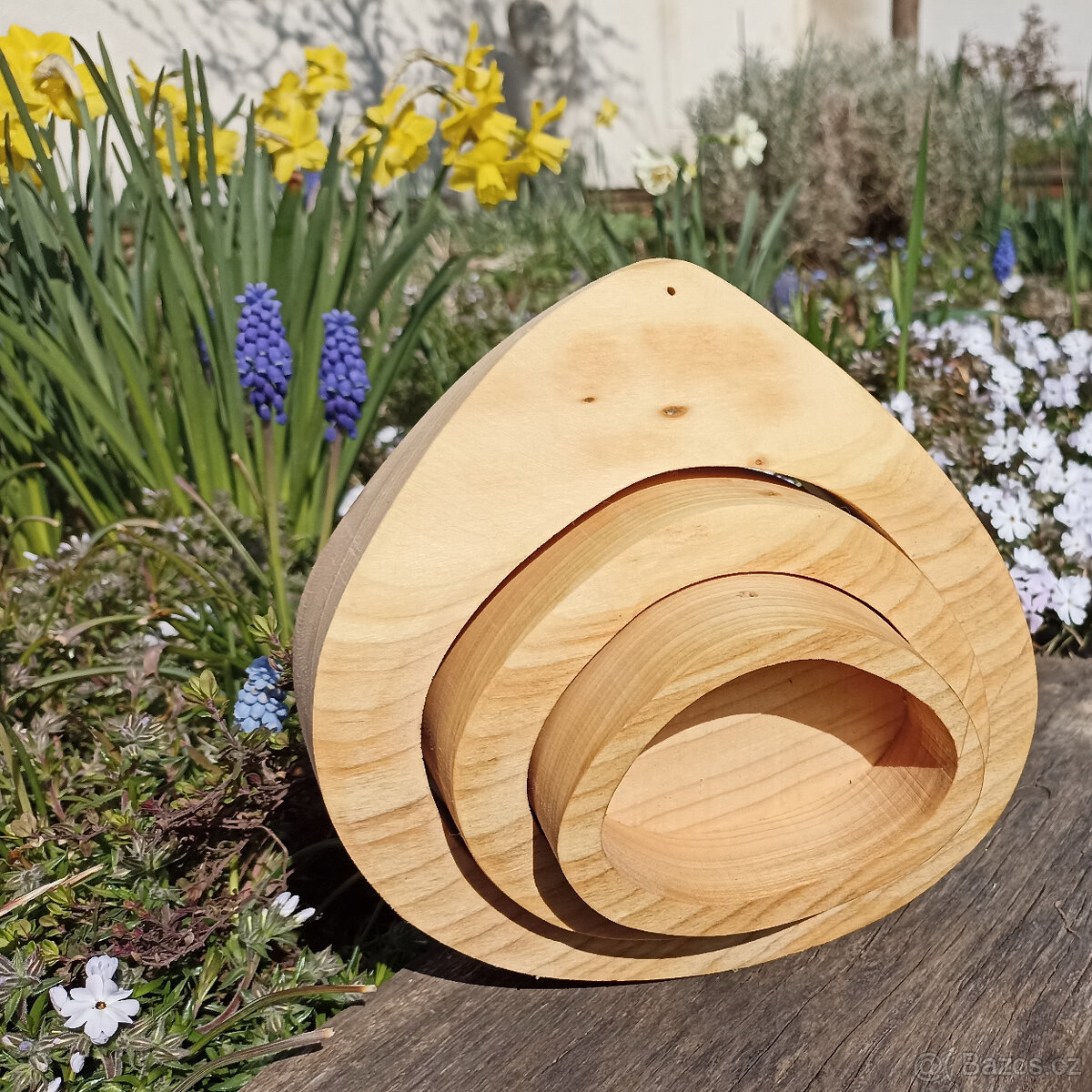 dřevěné dekorace- domečky - 4