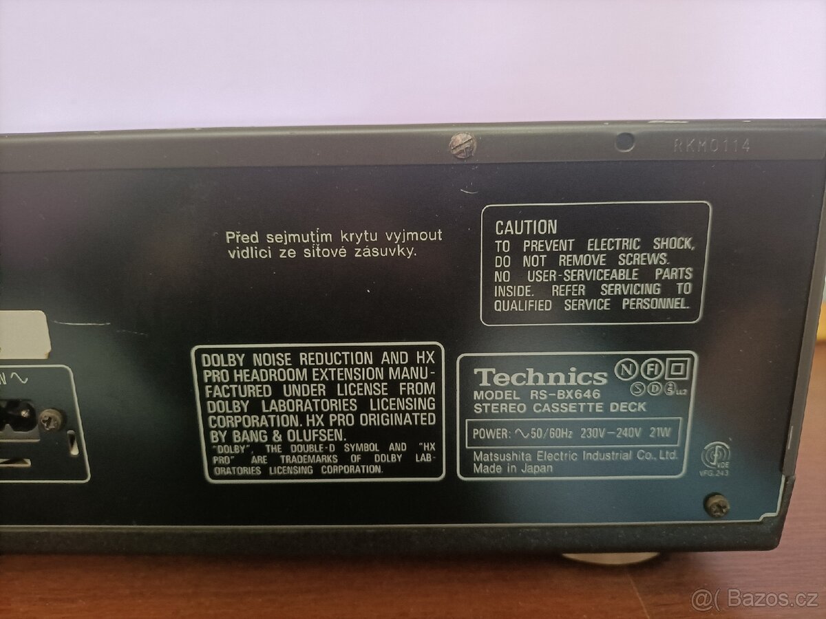 Technics RS-BX 646 - 4