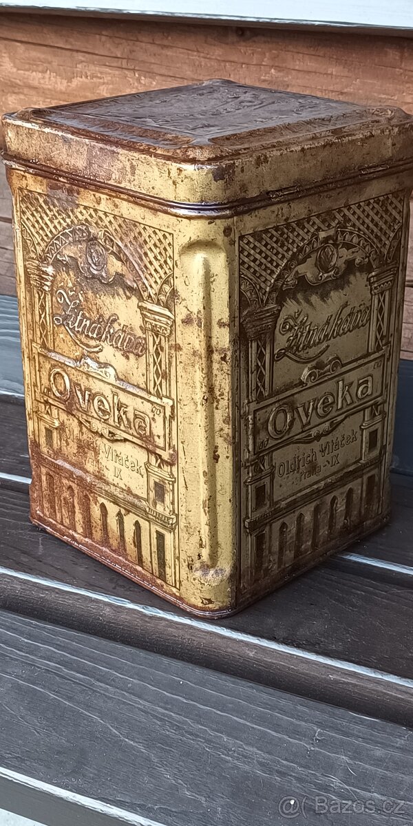 OVEKA - velká plechovka na žitnou kávu - 4