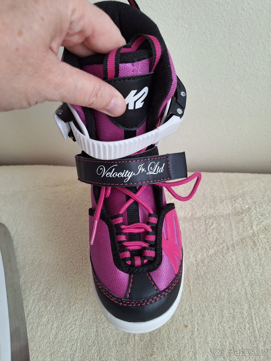 Dívčí lední brusle K2 (vel. 29 - 34) - 4