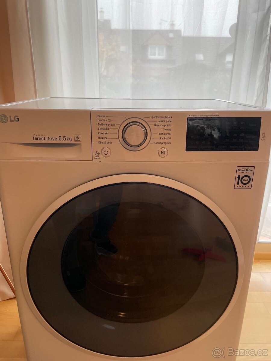Pračka LG, slim 6,5 kg, A+++, tichá, 3990 Kč. - 4