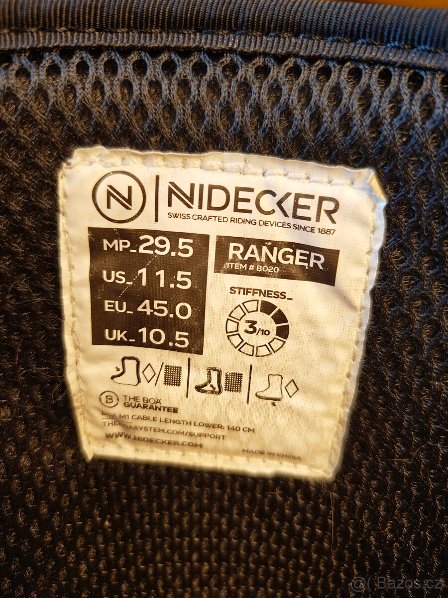 Snowboardové boty Nidecker Ranger – vel. 45 - 4