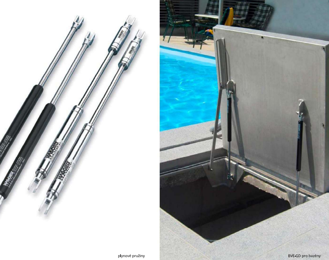 HAGO DECK BVE-GD 88 se zvedáky, Nerez Poklop - 4