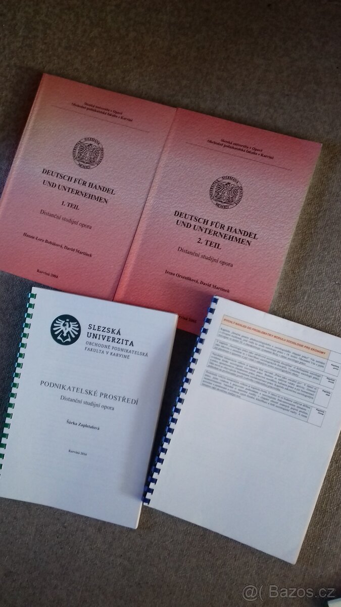 Skripta, učebnice, Slezská univerzita,Obchodně podnikatelská - 4