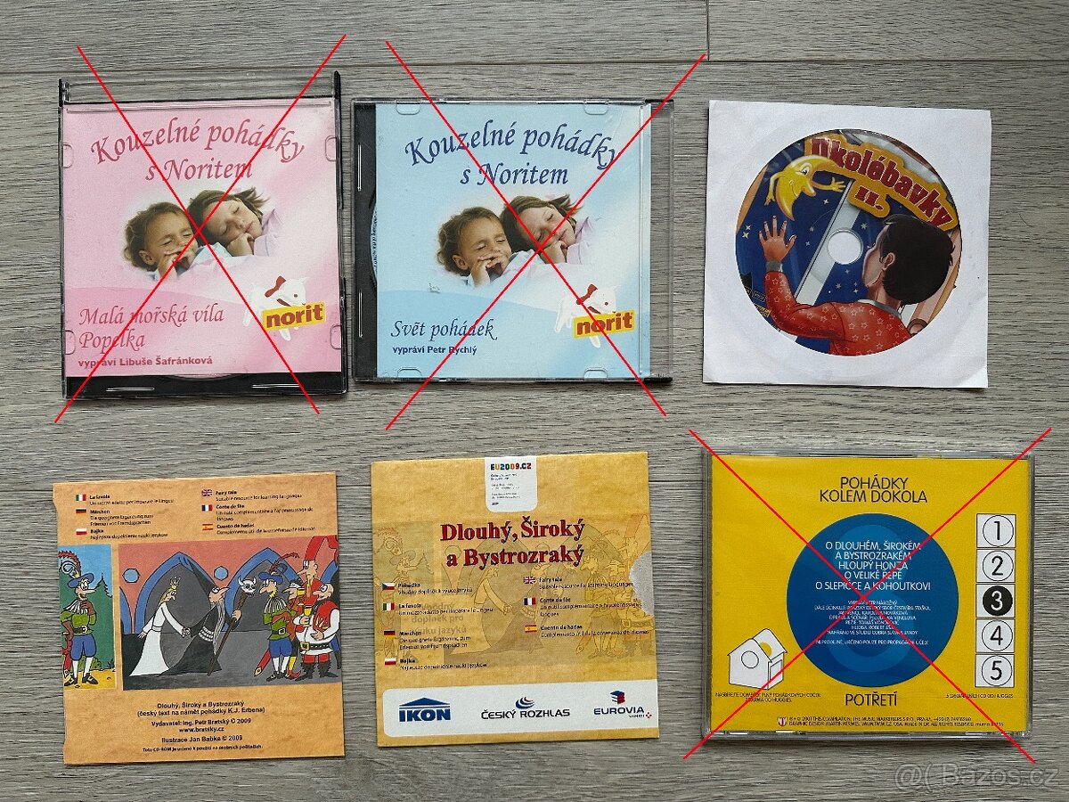 CD - Pohádky a ukolébavky pro děti, 3 ks - 4