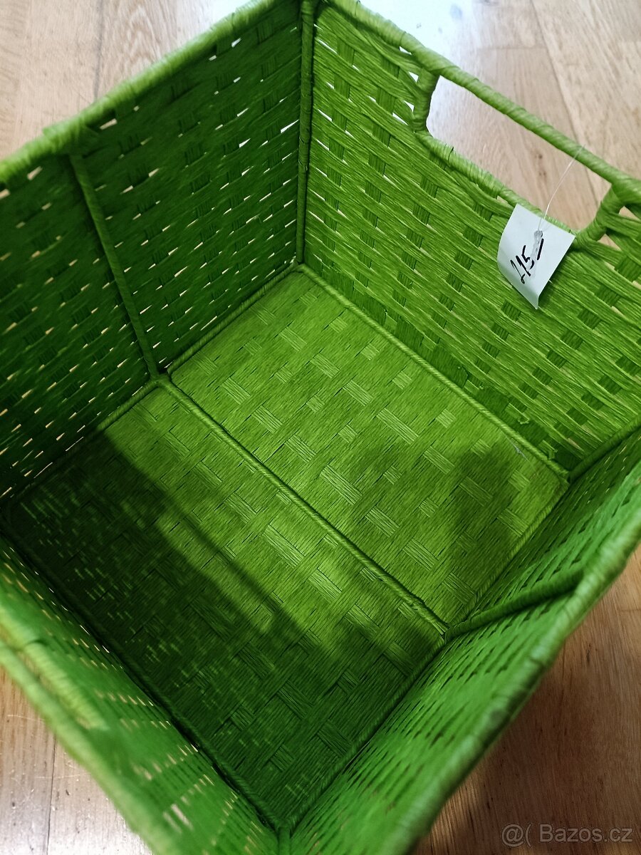 Košík 27x25x v.21cm s kovovou konstrukcí - 4