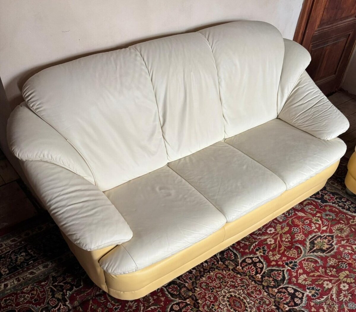 Kožená sedací souprava 3+2+1,5840 - 4