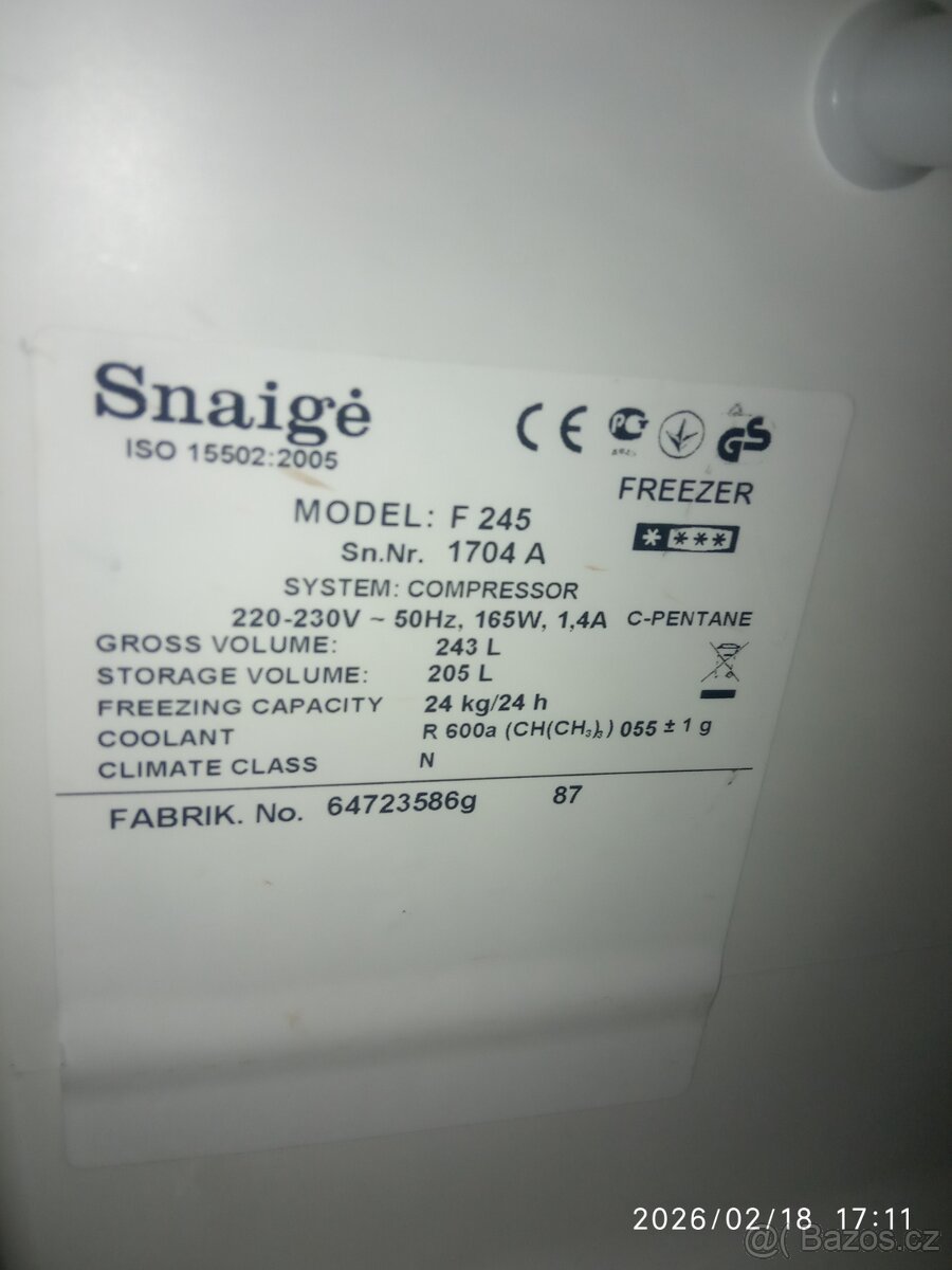 Šuplíkový mrazák - 4