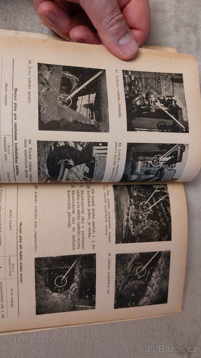 Údržba traktorů pásových rok 1953 - 4