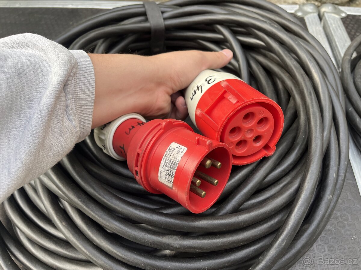 400V kabely 5G2,5mm2 9M 34M - 4