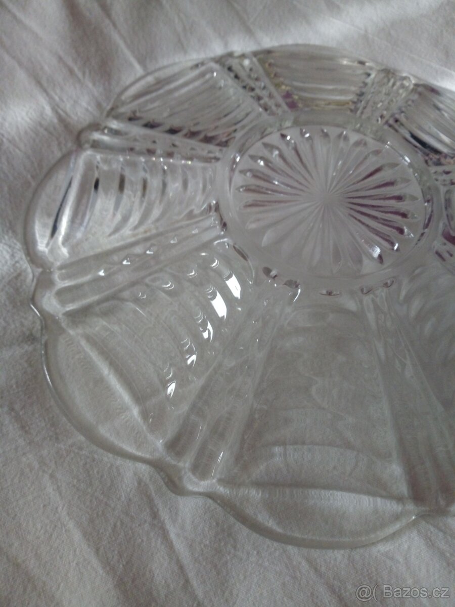 Retro mísa bílé sklo - 4