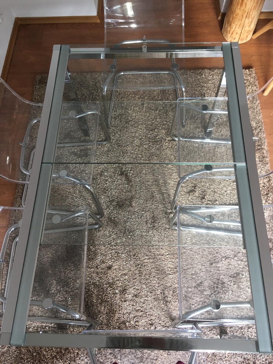 Jídelní stůl + 6židlí - 4