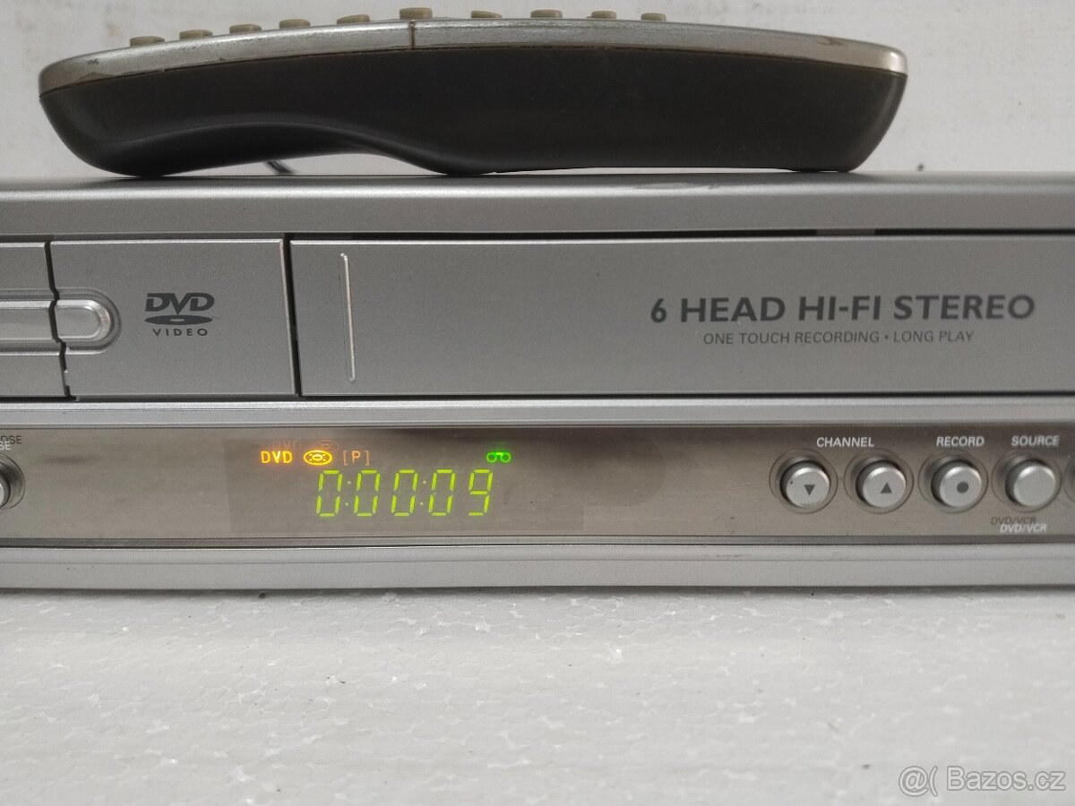 Philips DVP3100V, 6 hlav, HIFI stereo DVD a VHS Combo video - 4