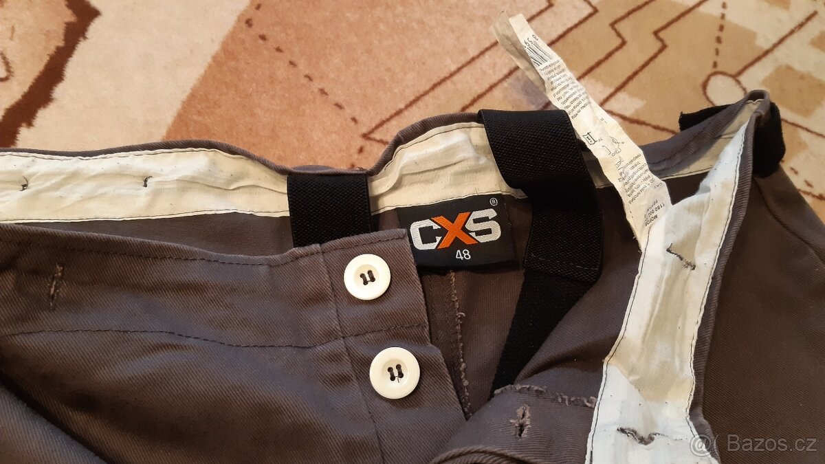 PRACOVNÍ ODĚV NEHOŘLAVÝ vel.48: BLŮZA, KALHOTY,TRIČKO,ČEPICE - 4