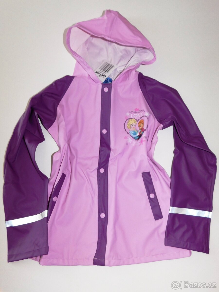 Dívčí licenční nepromokavá bunda-Disney-Frozen-vel.110/116 - 4