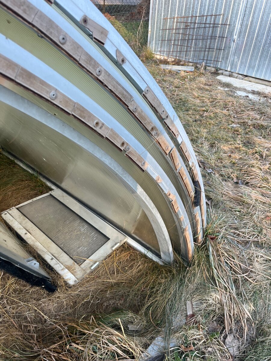 Zastřešení bazénu 6m x 3m - 4