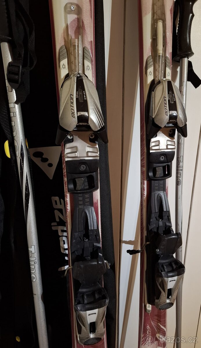 Lyže, lyžáky, helma a brýle, Dámské. - 4