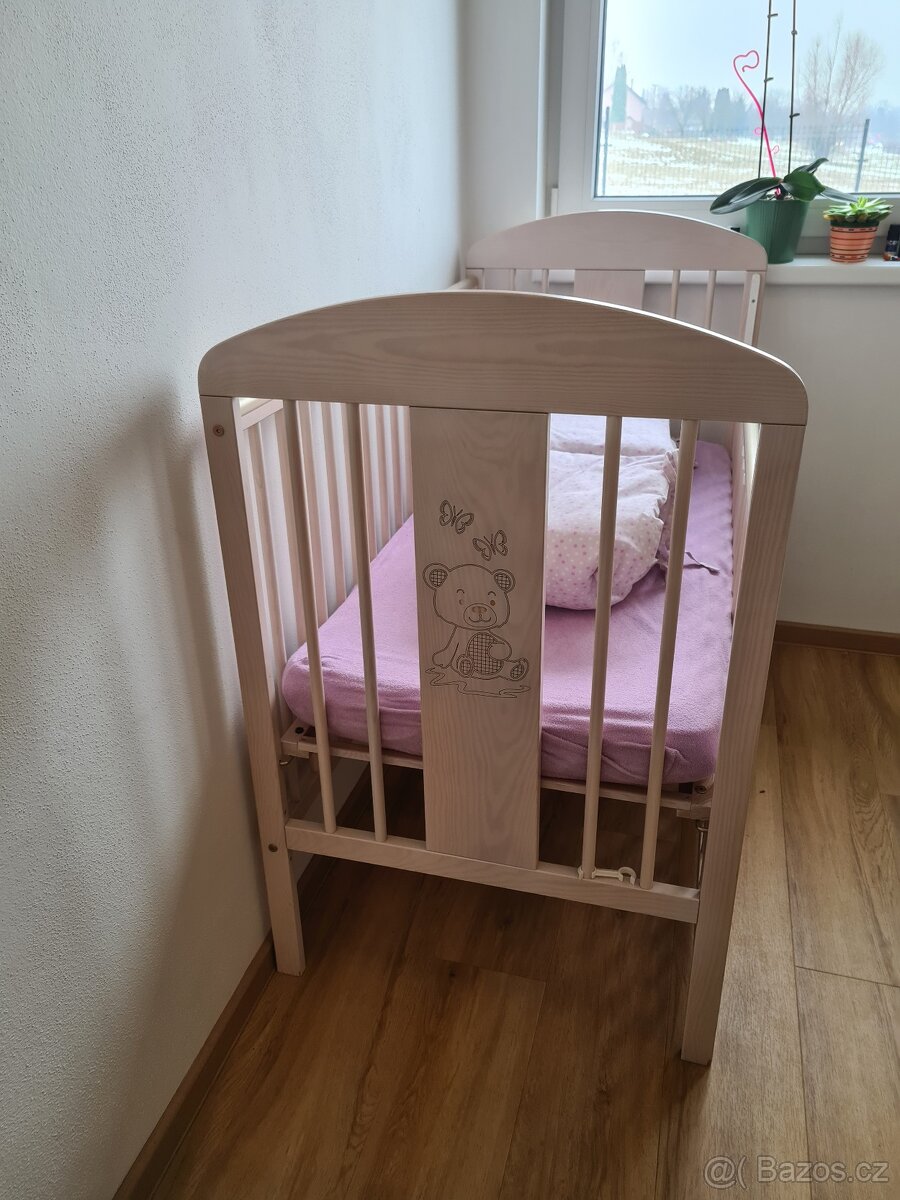 Dřevěná postýlka pro miminko - 4