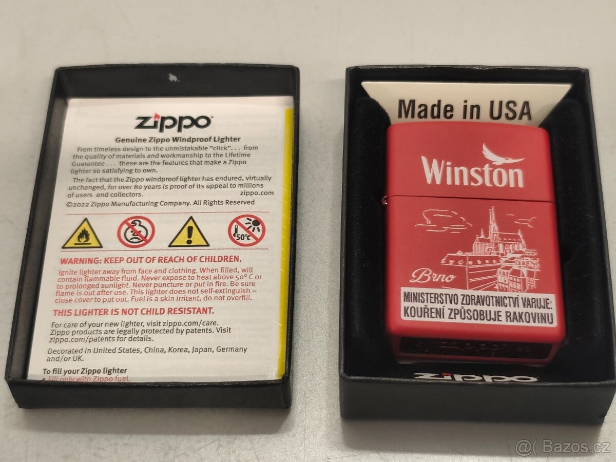 Zapalovač Zippo Winston Brno - 4