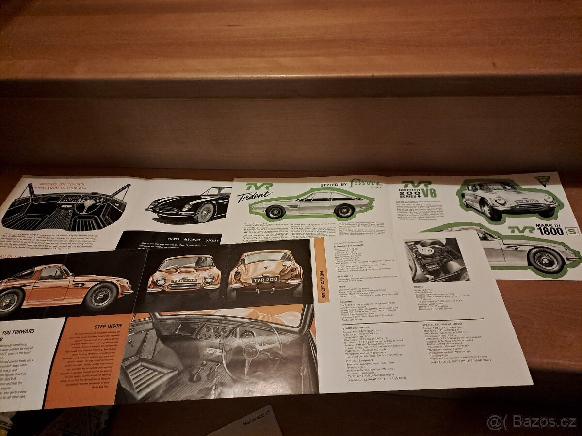 Prodám dobové prospekty aut GB - 4