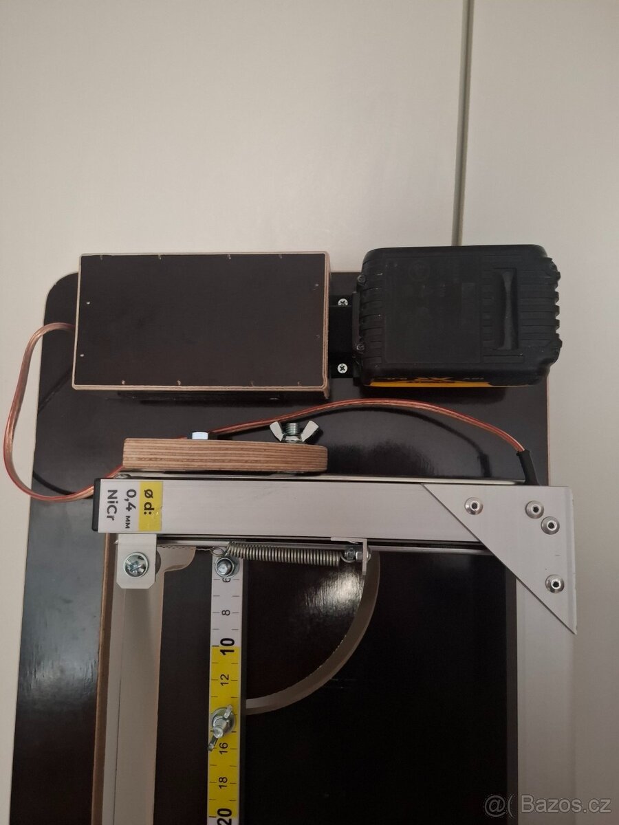 Akumulátorová řezačka polystyrenu, styrodu103cm+8x drátu - 4