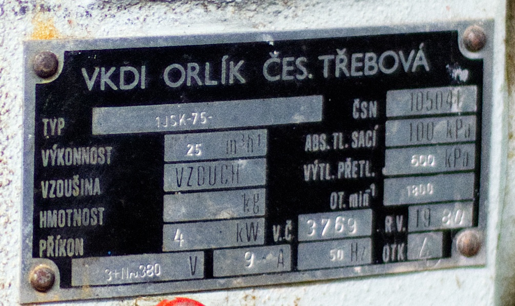 Kompresor Orlík 1JSK-75 - 4