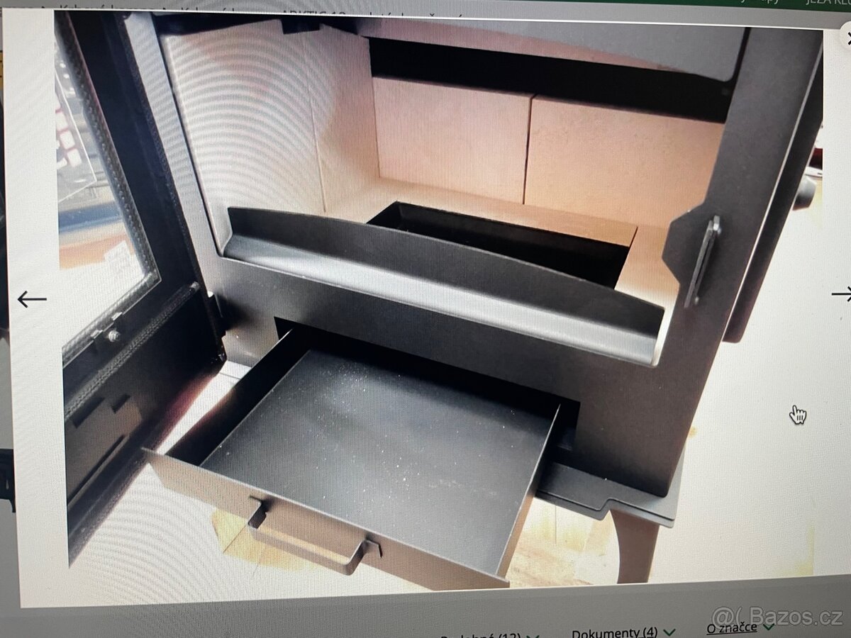 Krbová kamna ARKTIC 12s plotýnkou - 4