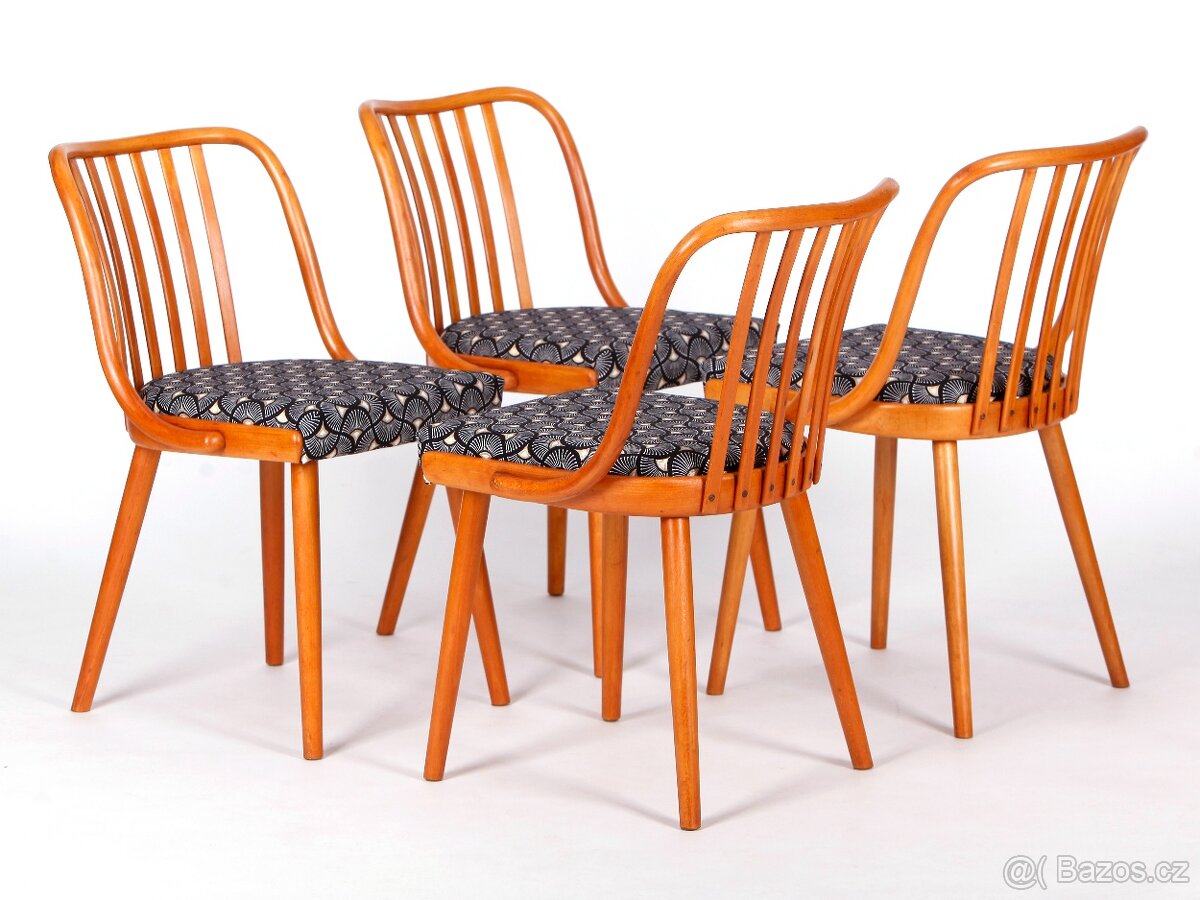 Židle TON, A. Šuman, RARITNÍ verze opěradel - 4