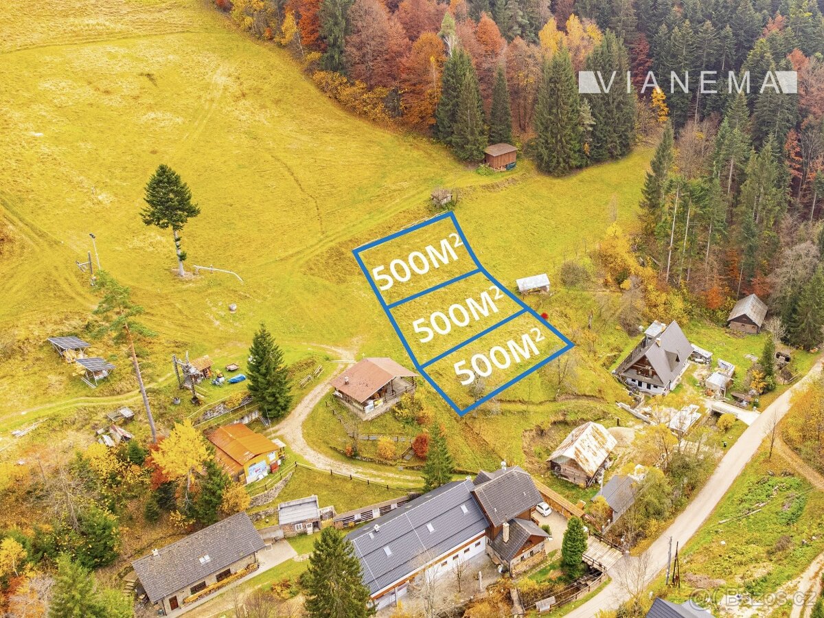 POUZE U NÁS Stavební pozemek s výhledem-SKI Čertov - 4