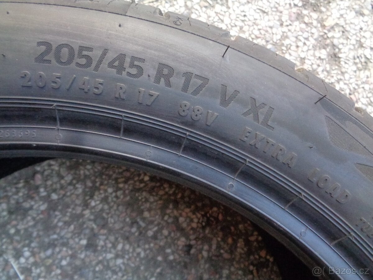 Letní pneu 205/45/17 Continental - Nové - 4