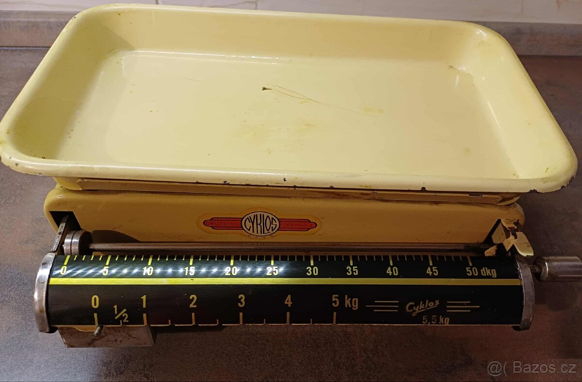 Retro kuchyňská mechanická váha - 4