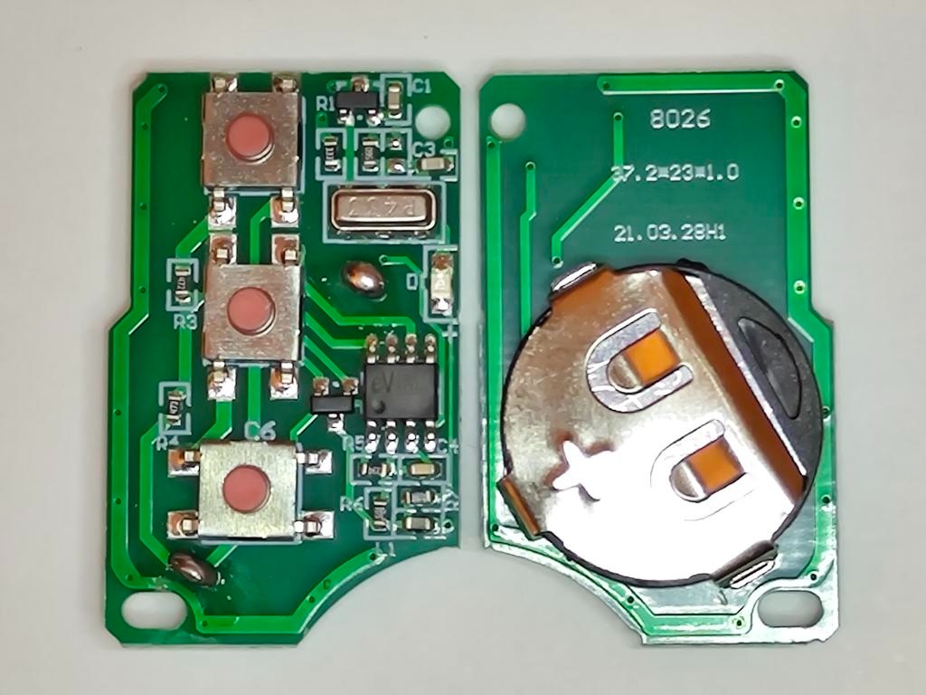 Dálkové ovládání k centrálnímu zamykání. Logo ke klíči v ce - 4