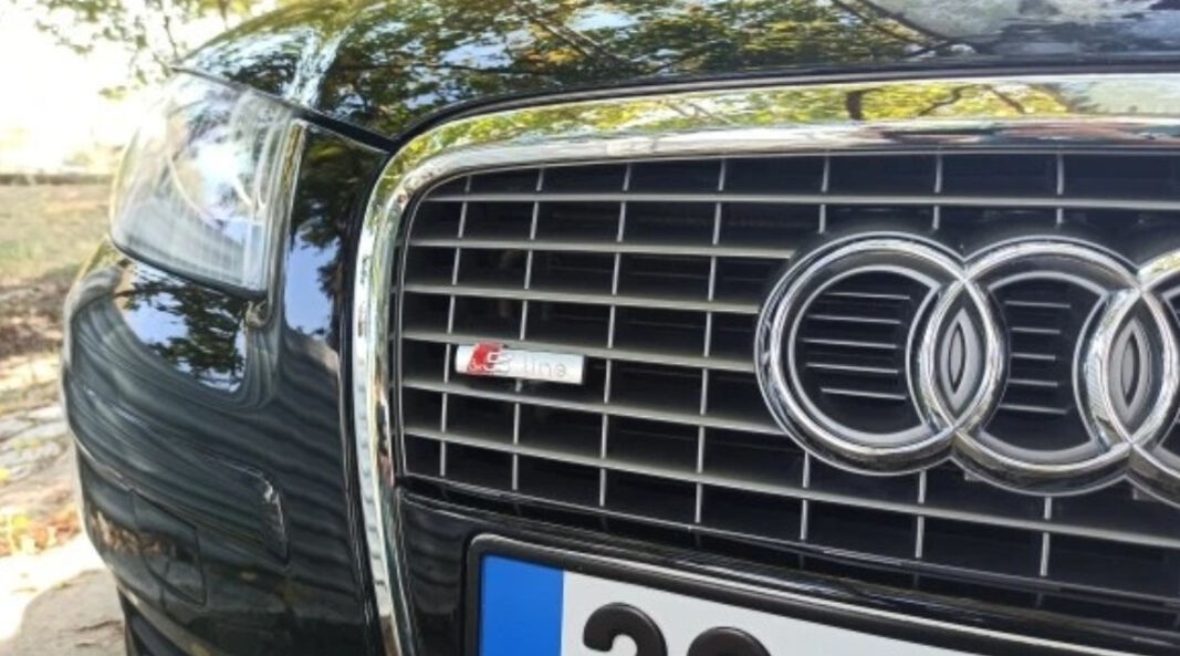 Cierne a sive Napisy S-LINE pre AUDI - 4