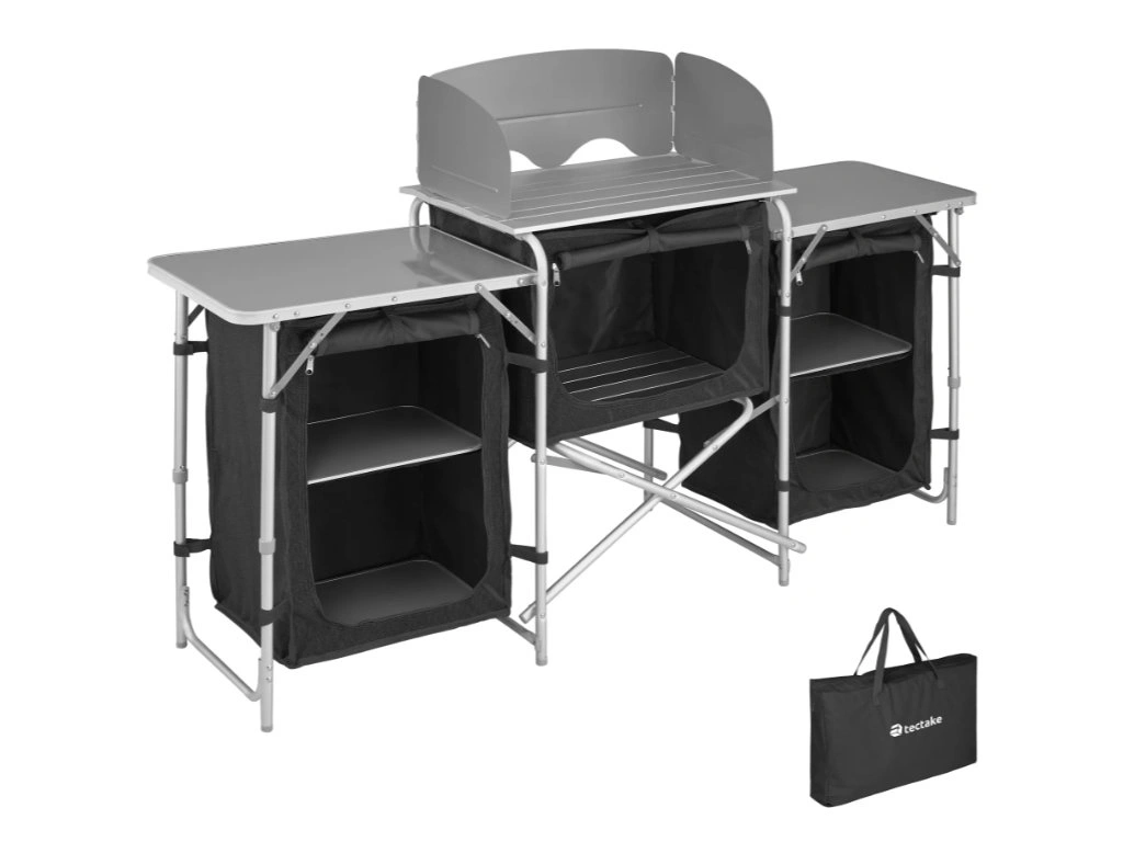 Kempingová kuchyně šedá nová - 4