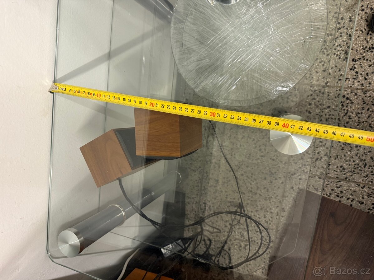 Skleněný televizní stolek TV - 4