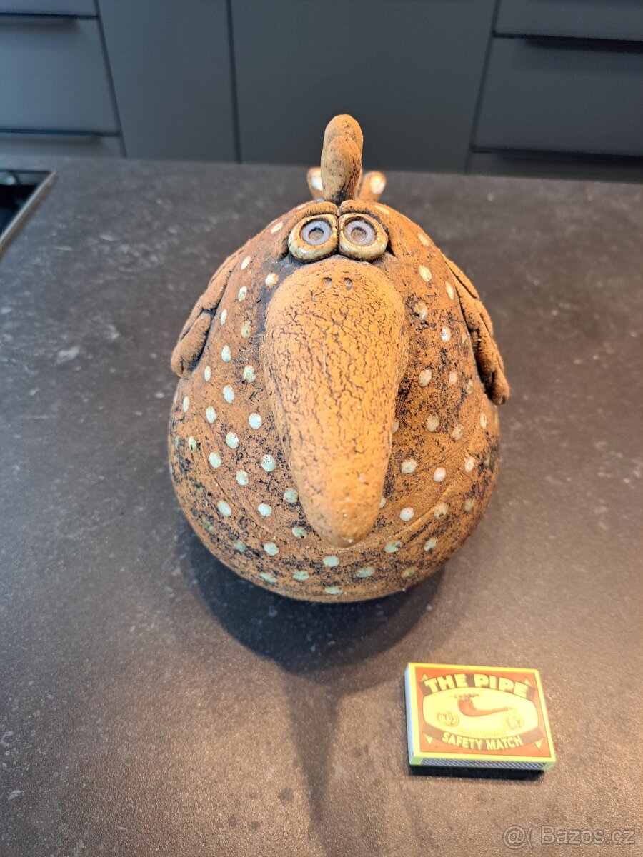 Originální keramická socha - dóza - 4