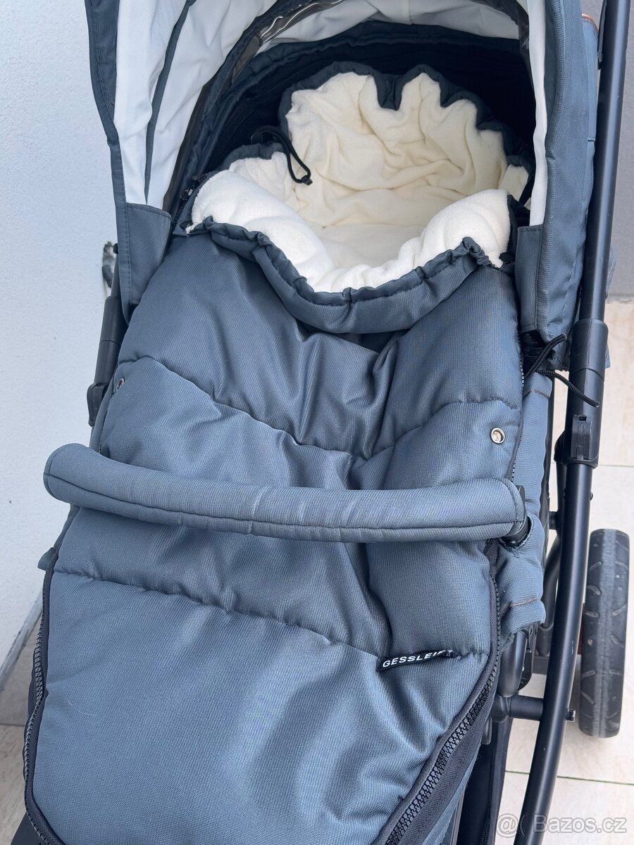 Kočárek Gesslein F4 Air+ v plné výbavě. - 4