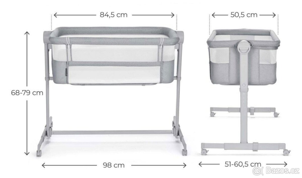 Dětská postýlka Kinderkraft Nestee Up2 - 4