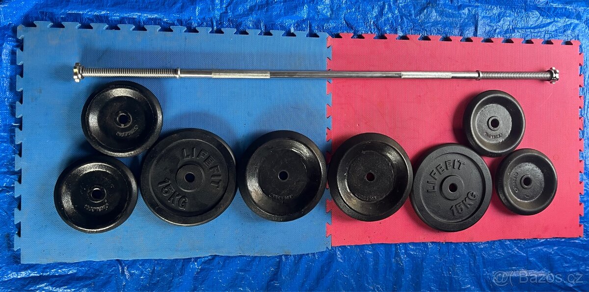 Bench činka 120kg - 4