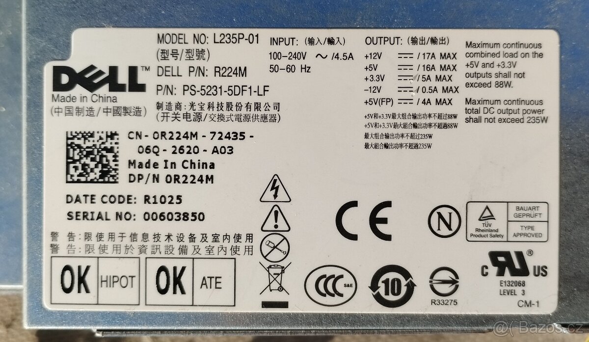 PC ZDROJ DELL L235P-01 - 4