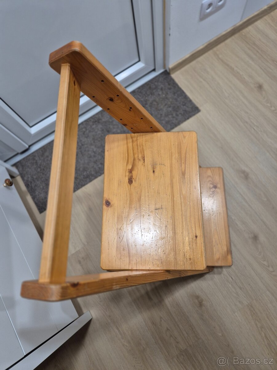 Dřevěná rostoucí židle - 4