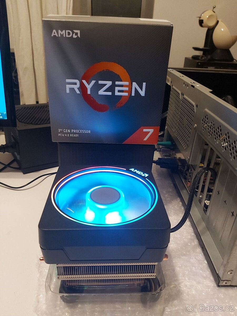 AMD Ryzen 5 3600X+NOVÝ chladič,Wraith MAX 140W-RGB - 4