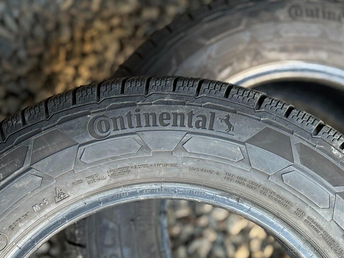 215/65/16c - Continental zimní pár pneu - 4