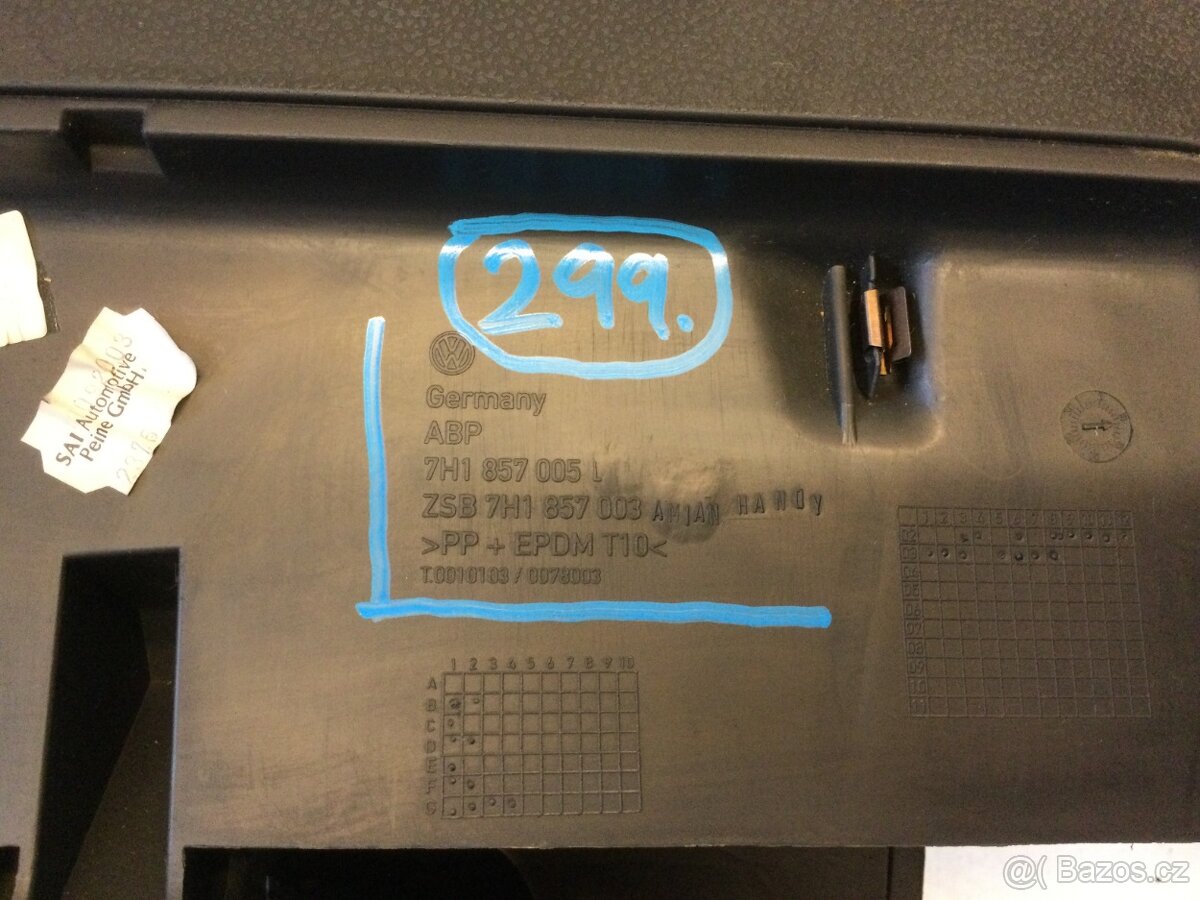 Palubní deska VW Transporter T5 R.V.2003-2015 - 4