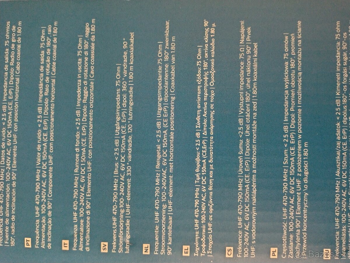 TV digitální anténa Philips -nové - 4