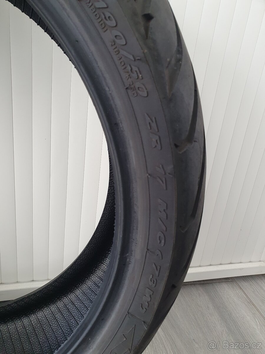 Pneumatiky - sada Pirelli Angel st 190/50-17 a 120/70-17 - 4