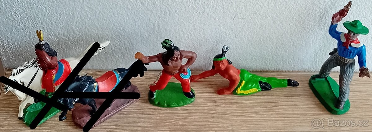 Westernové figurky z DDR, Polska - 4